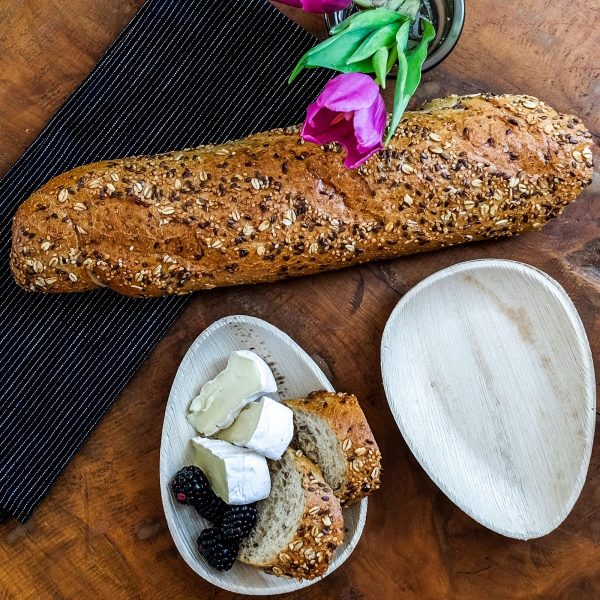 assiette jetable ovale cheese