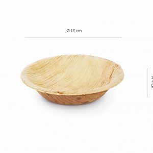 coupelles jetables en palmier