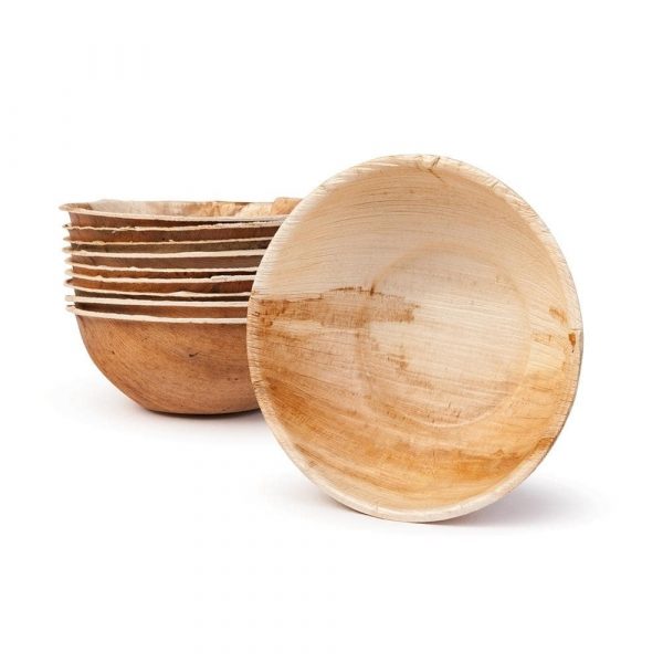 25 Bols Rond Vaisselle jetable biodégradable