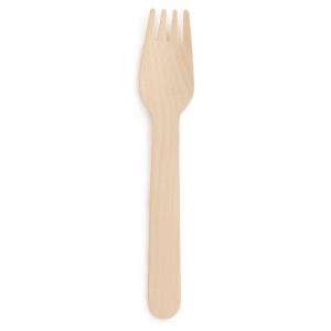 fourchette en bambou Jetable