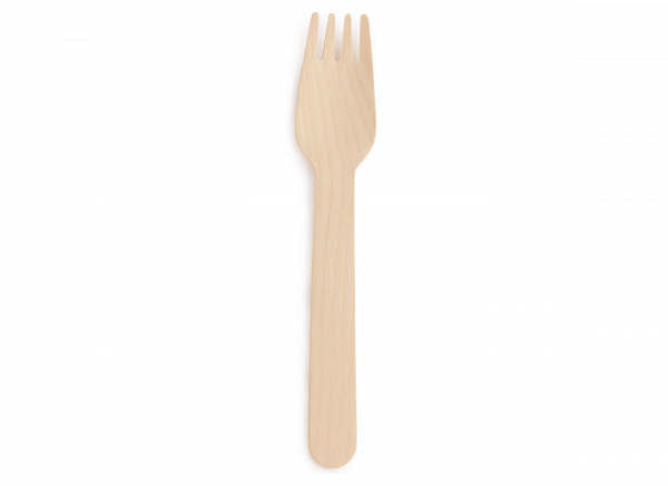 fourchette en bambou Jetable