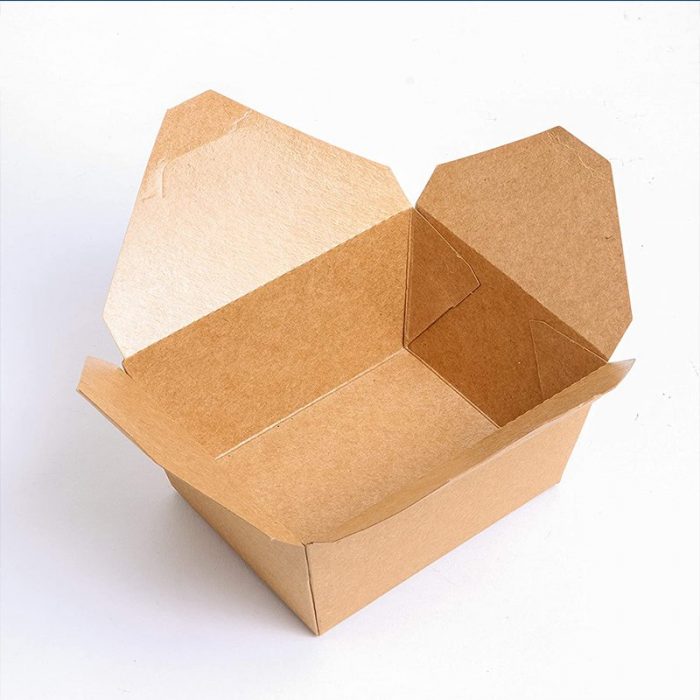 Boîte repas emporter carton en papier kraft 700ml - Box and Tree